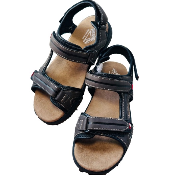NWOT! Thereabouts Brown Marsh Adjustable Strap Flat Sandals size 5✨ - Picture 3 of 12